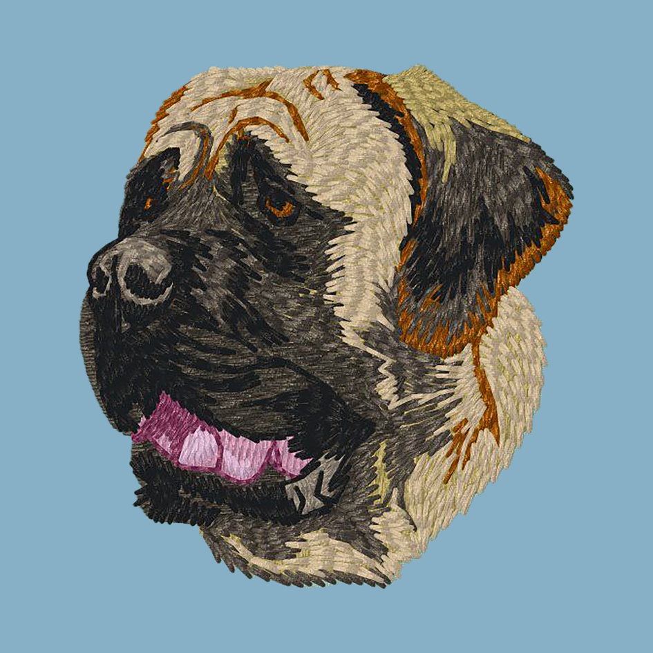 Mastiff Embroidered Classic Long Sleeve Shirt