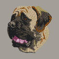 Mastiff Embroidered Sweatshirt Hoodie