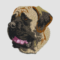 Mastiff Embroidered Classic Long Sleeve Shirt