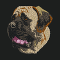 Mastiff Embroidered Crossbody Bag