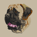 Mastiff Embroidered Crossbody Bag