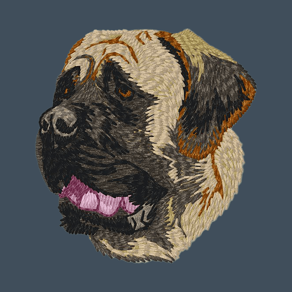 Mastiff Embroidered Baseball Cap