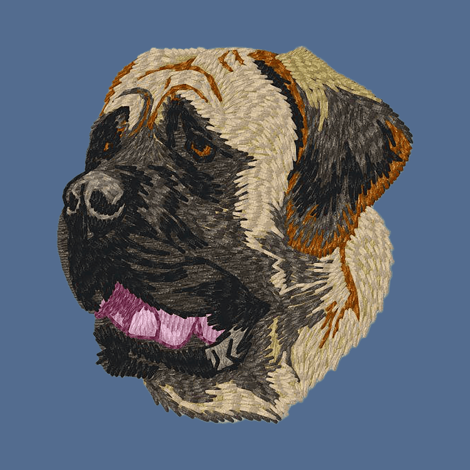 Mastiff Embroidered Baseball Cap