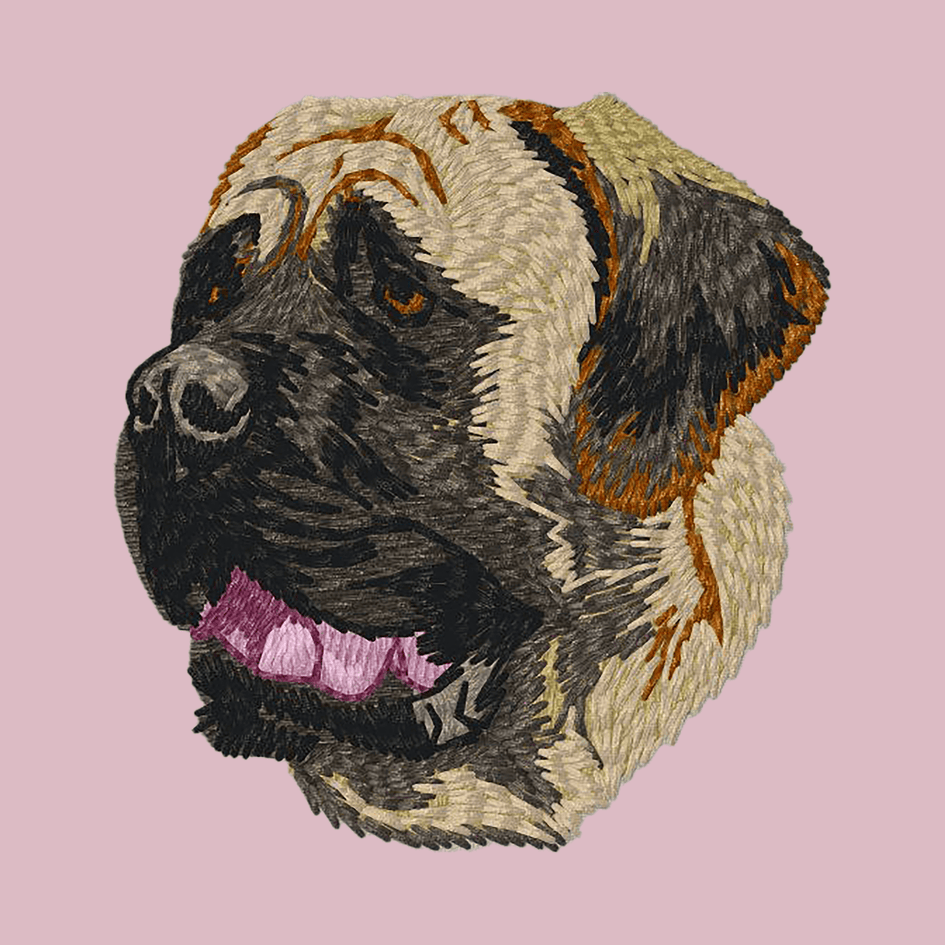 Mastiff Embroidered Baseball Cap