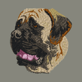 Mastiff Embroidered Baseball Cap