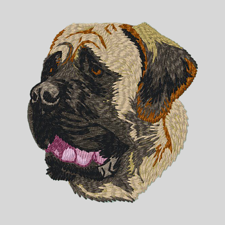 Mastiff Embroidered Mock Neck Sweatshirt