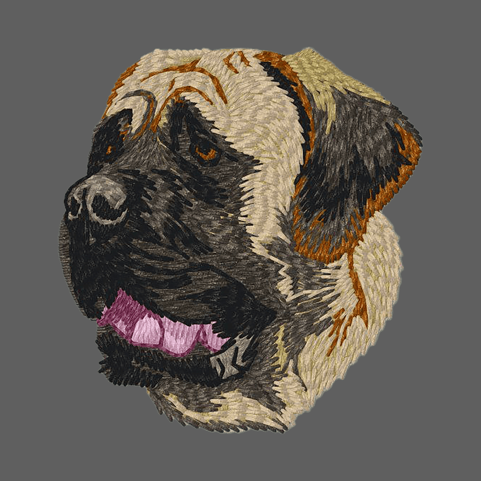 Mastiff Embroidered Women's Fleece Jacket