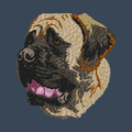 Mastiff Embroidered Women's Denim Shirt