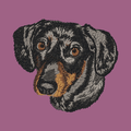 Dachshund Embroidered Classic Long Sleeve Shirt