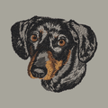 Dachshund Embroidered Classic Long Sleeve Shirt