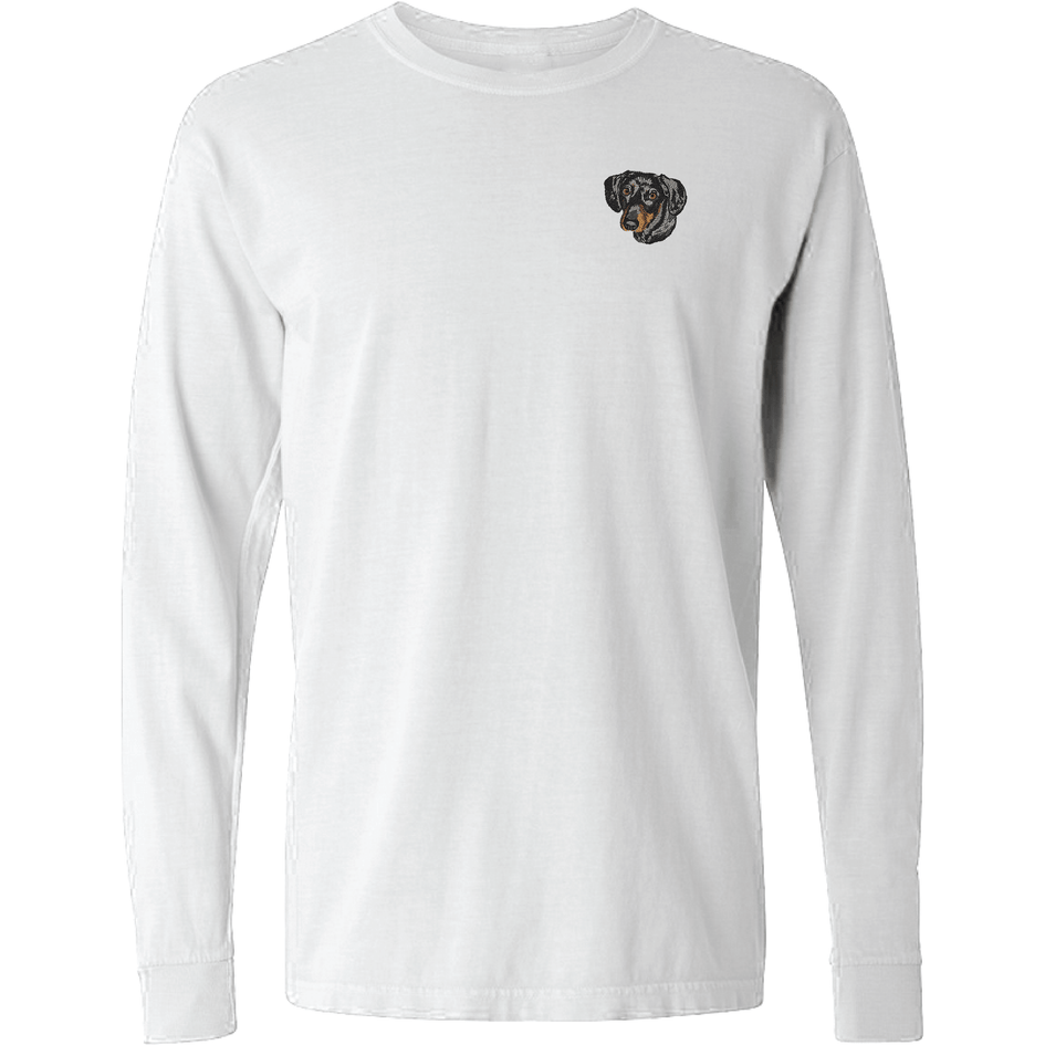 Dachshund Embroidered Classic Long Sleeve Shirt