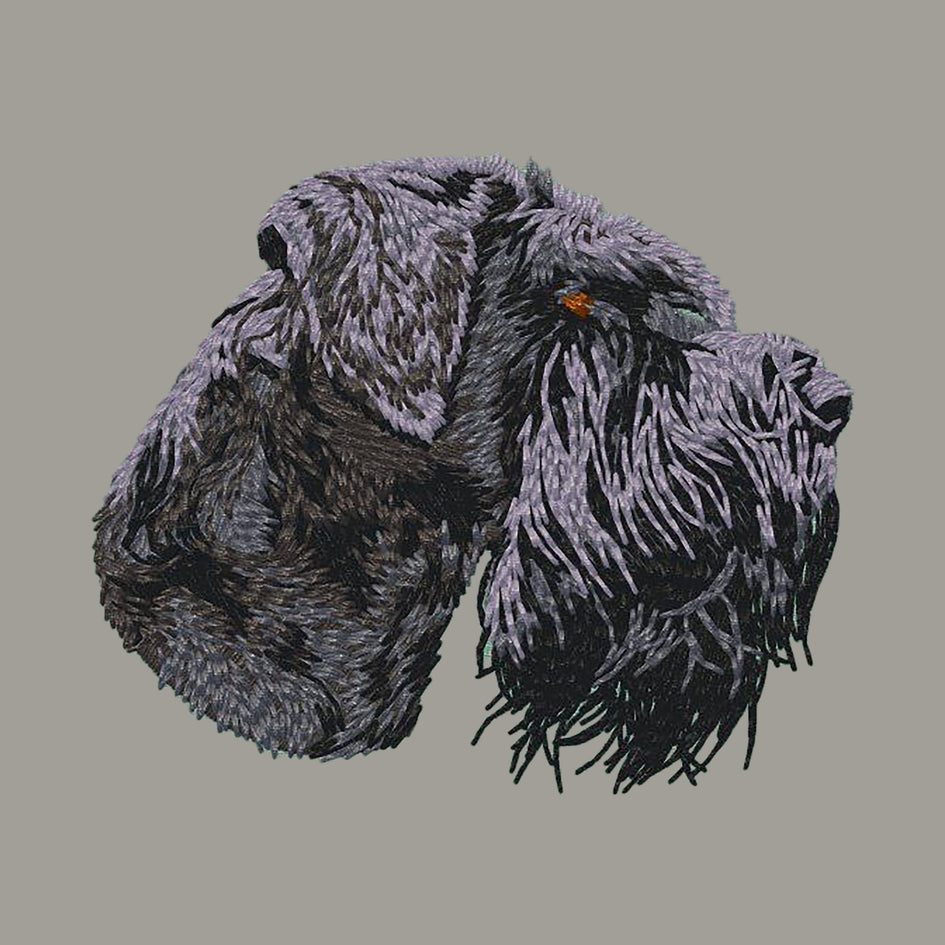 Giant Schnauzer Embroidered Sweatshirt Hoodie