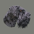 Giant Schnauzer Embroidered Wearable Blanket