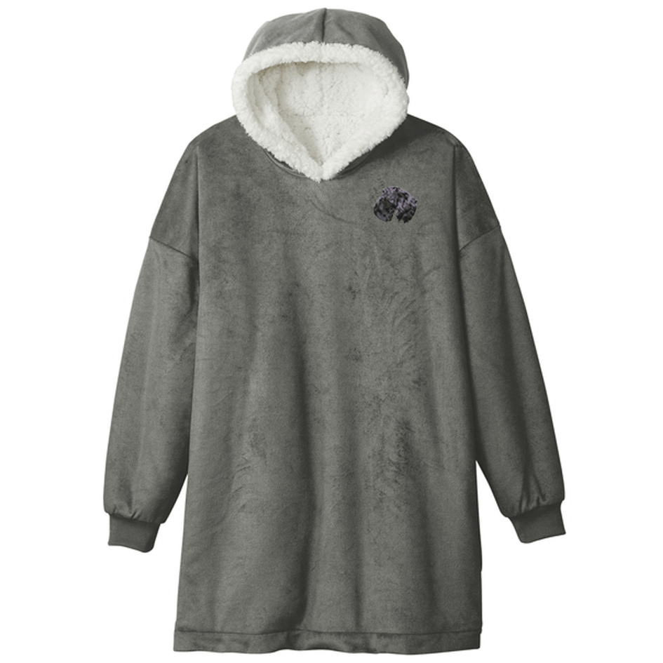 Giant Schnauzer Embroidered Wearable Blanket
