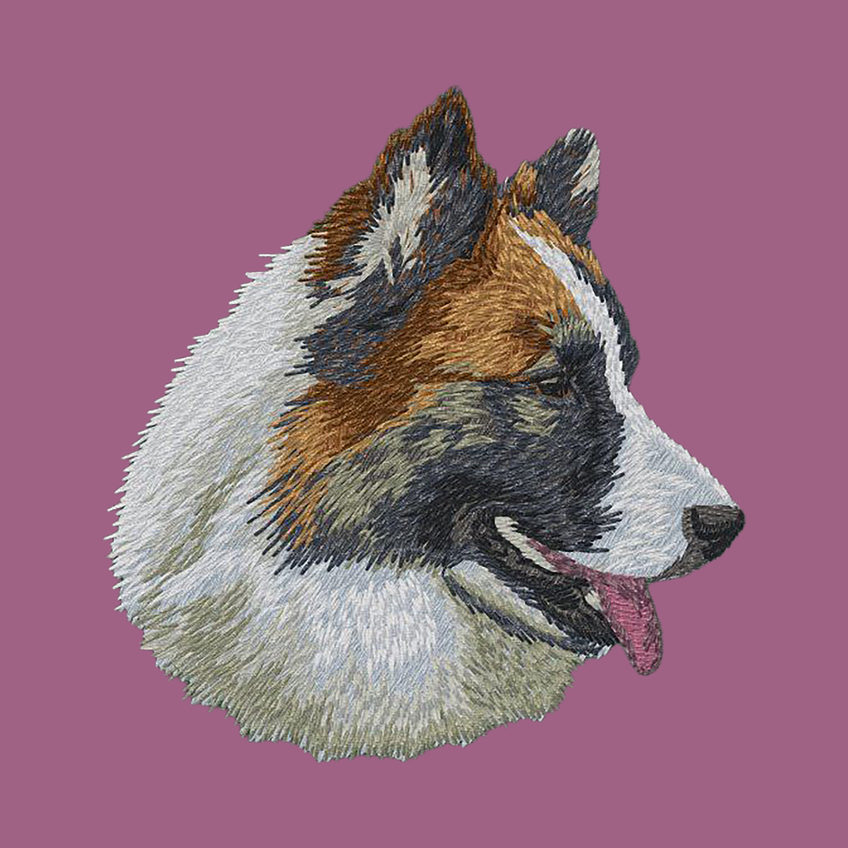 Icelandic Sheepdog Embroidered Classic Long Sleeve Shirt