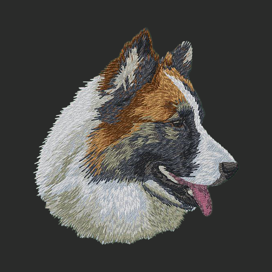 Icelandic Sheepdog Embroidered Classic Long Sleeve Shirt