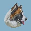 Icelandic Sheepdog Embroidered Classic Long Sleeve Shirt