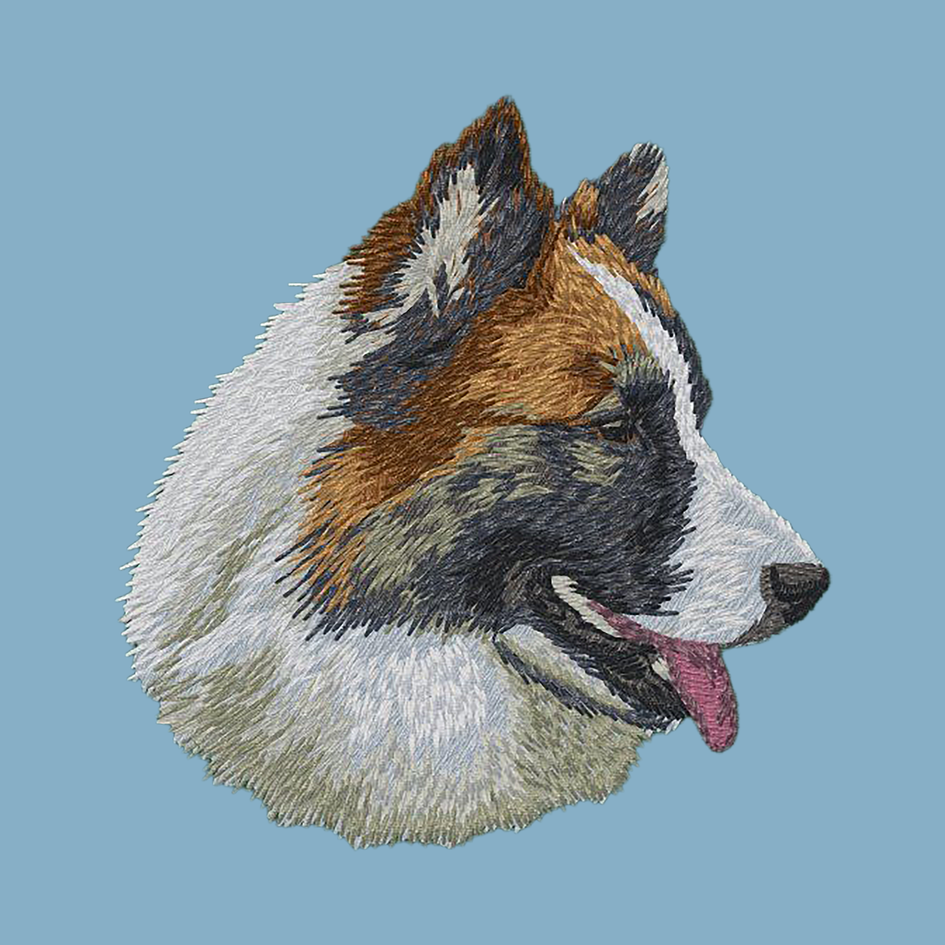 Icelandic Sheepdog Embroidered Classic Long Sleeve Shirt
