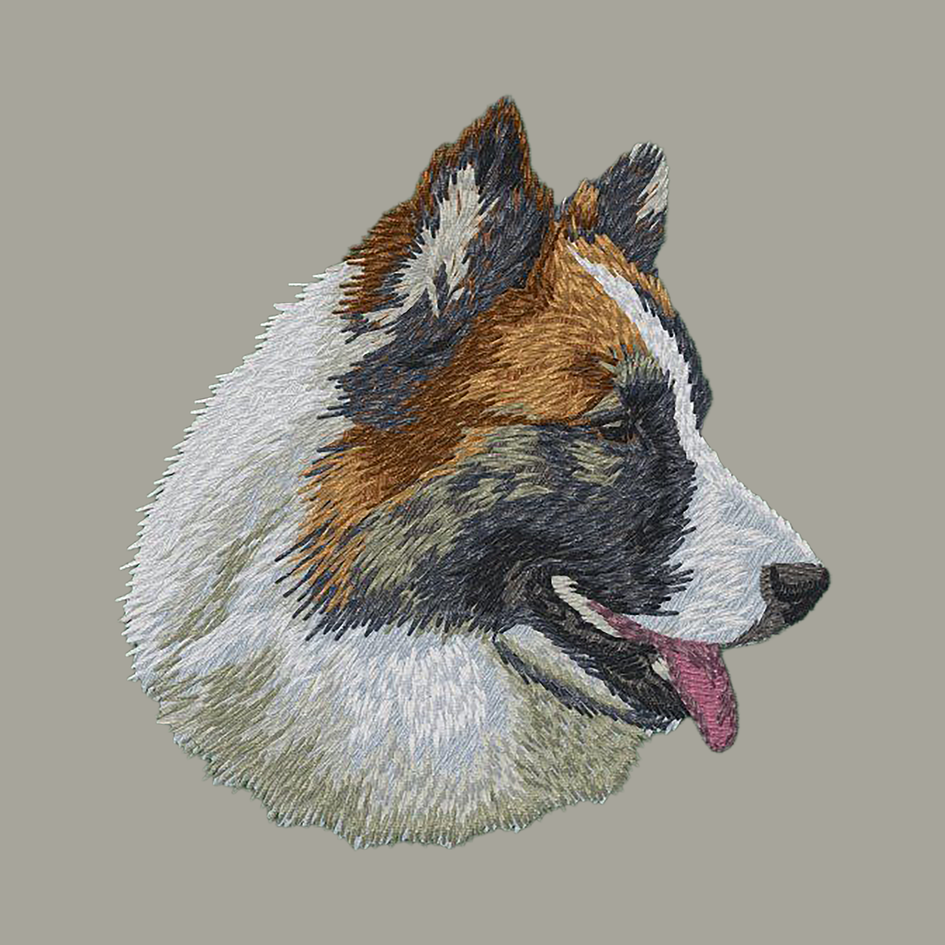 Icelandic Sheepdog Embroidered Classic Long Sleeve Shirt