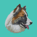 Icelandic Sheepdog Embroidered Baseball Cap