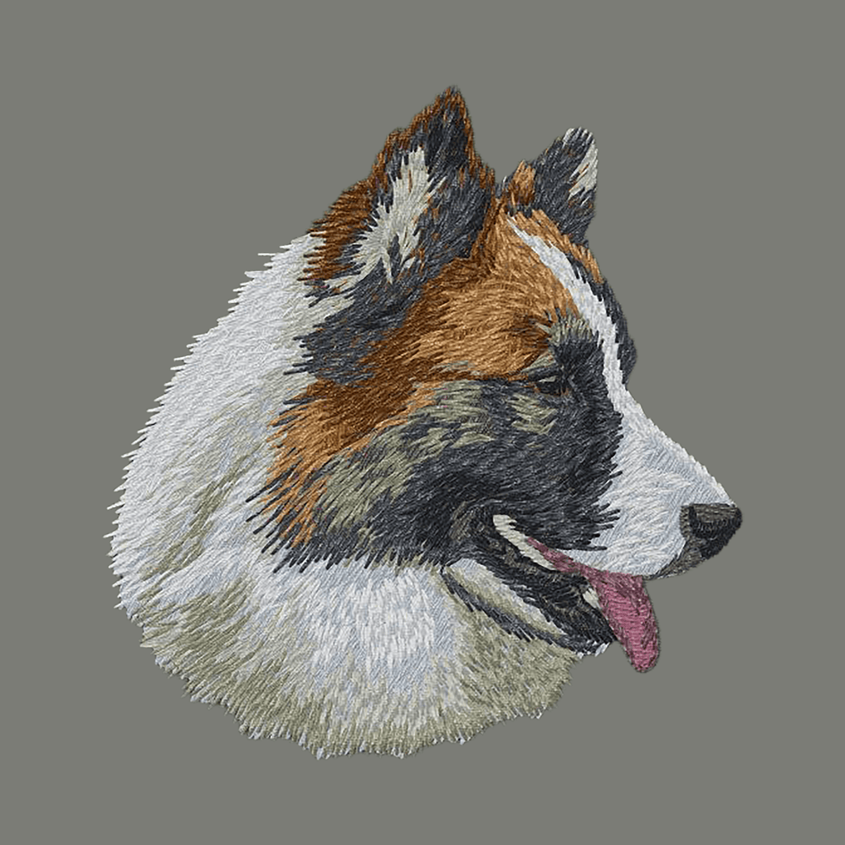 Icelandic Sheepdog Embroidered Wearable Blanket
