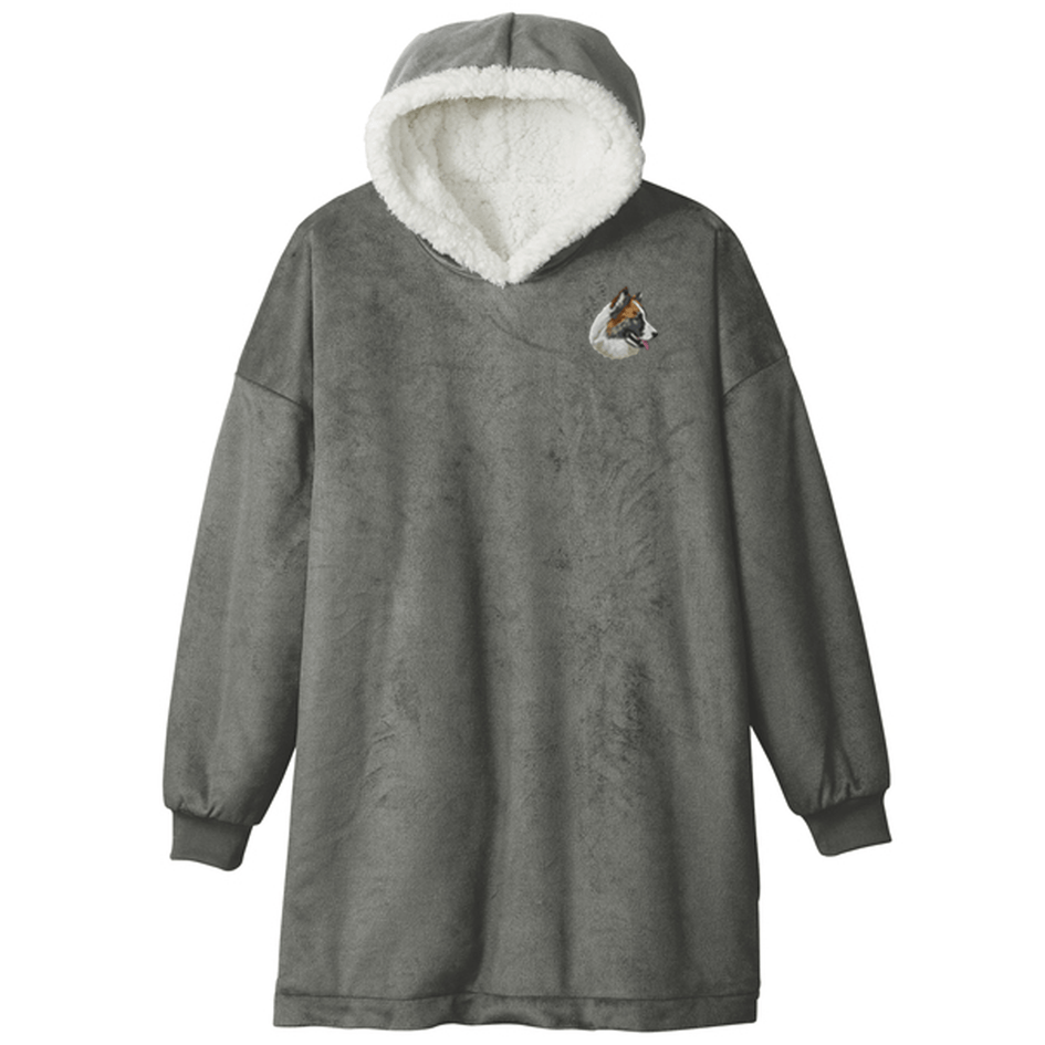 Icelandic Sheepdog Embroidered Wearable Blanket
