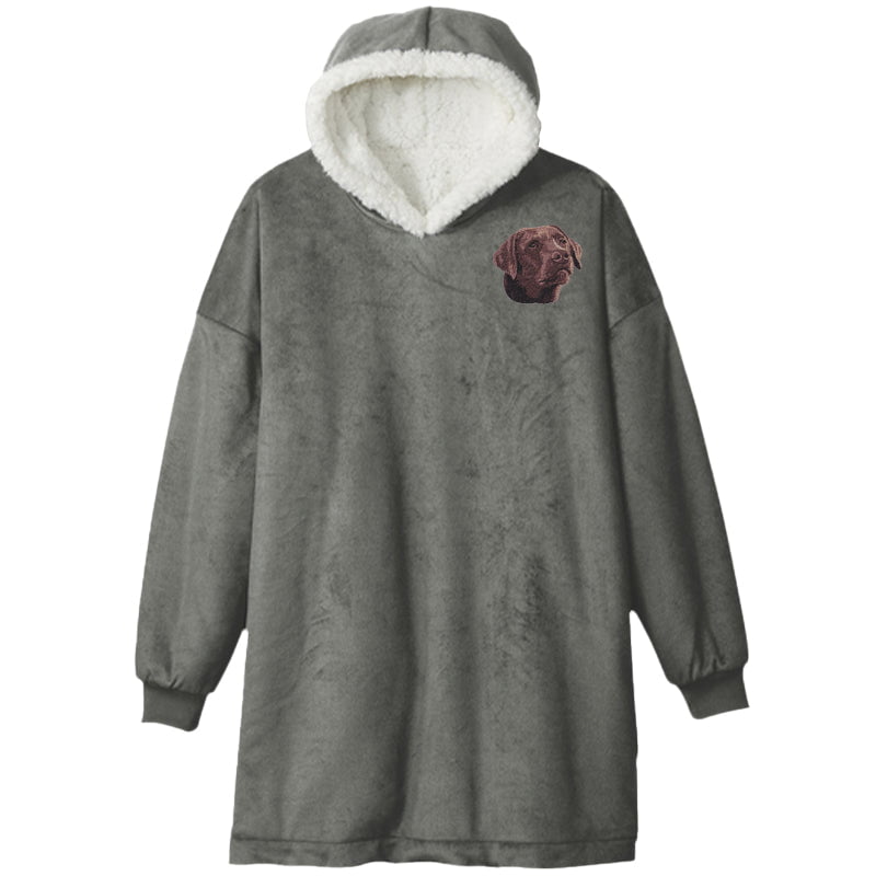 Labrador Retriever Embroidered Wearable Blanket