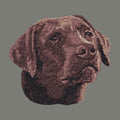 Labrador Retriever Embroidered Wearable Blanket