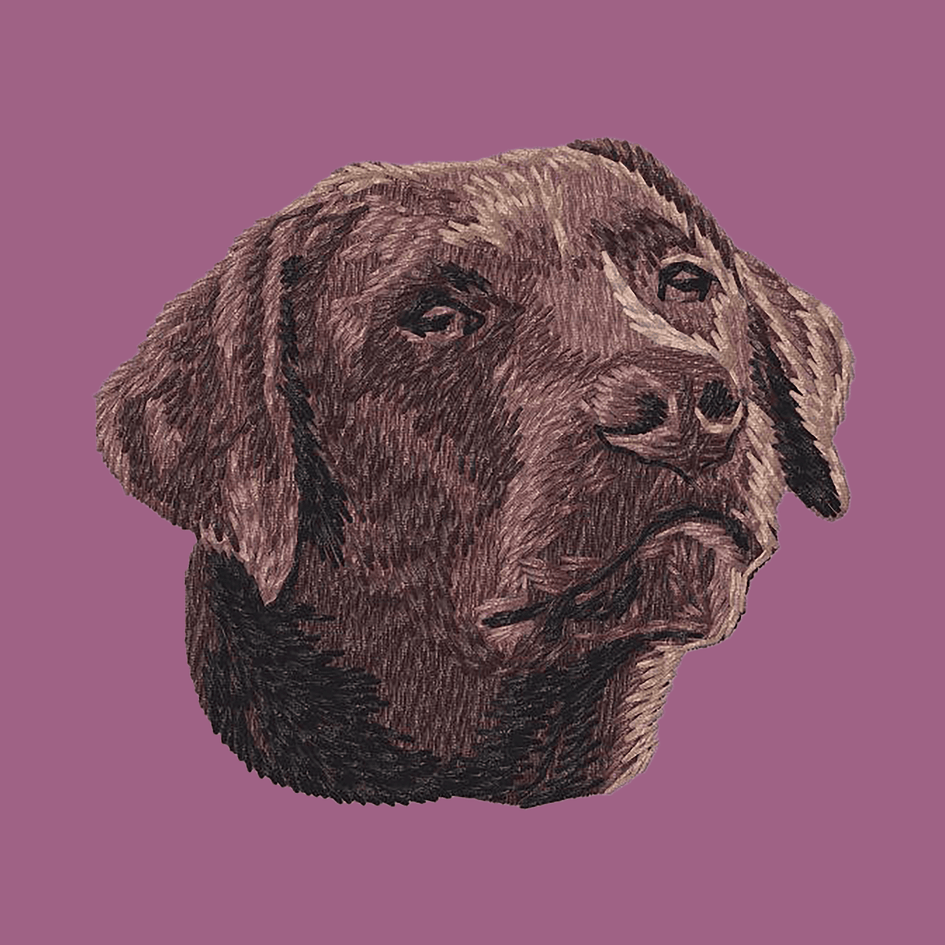 Labrador Retriever Embroidered Classic Long Sleeve Shirt
