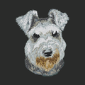 Miniature Schnauzer Embroidered Classic Long Sleeve Shirt