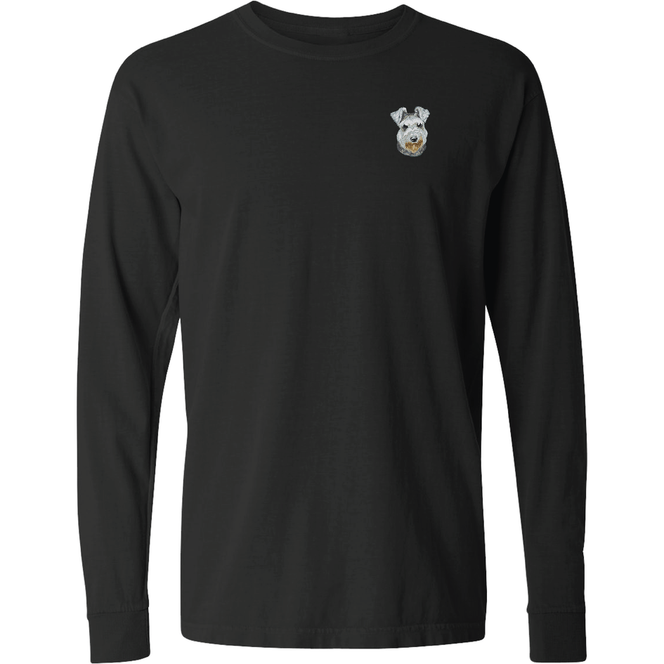 Miniature Schnauzer Embroidered Classic Long Sleeve Shirt