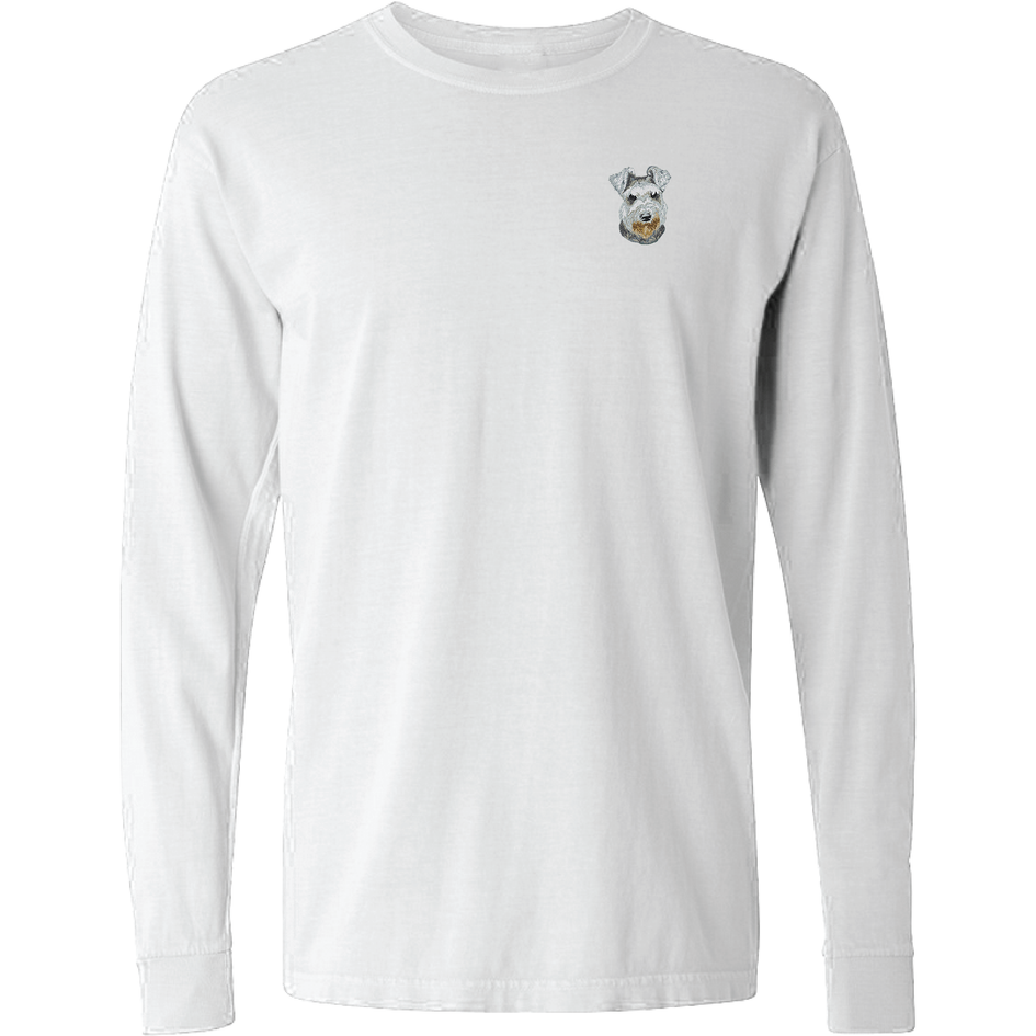 Miniature Schnauzer Embroidered Classic Long Sleeve Shirt