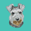 Miniature Schnauzer Embroidered Baseball Cap