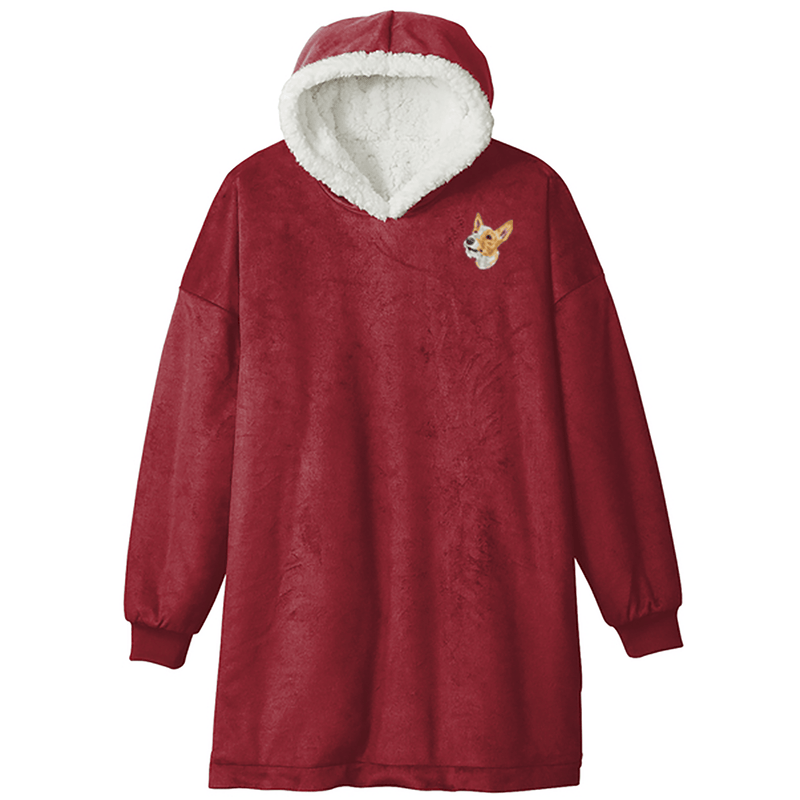 Portuguese Podengo Pequeno Embroidered Wearable Blanket