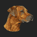 Rhodesian Ridgeback Embroidered Sweatshirt Hoodie