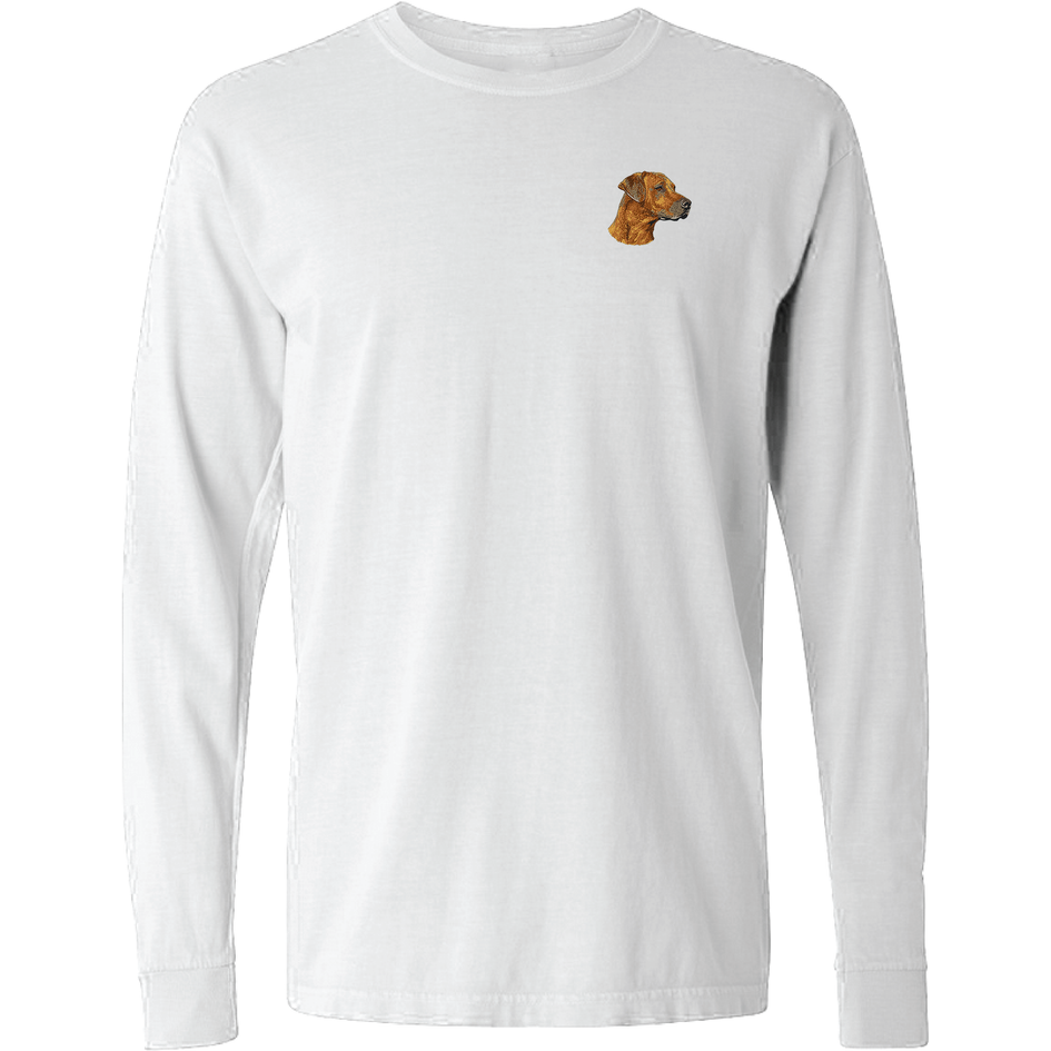 Rhodesian Ridgeback Embroidered Classic Long Sleeve Shirt