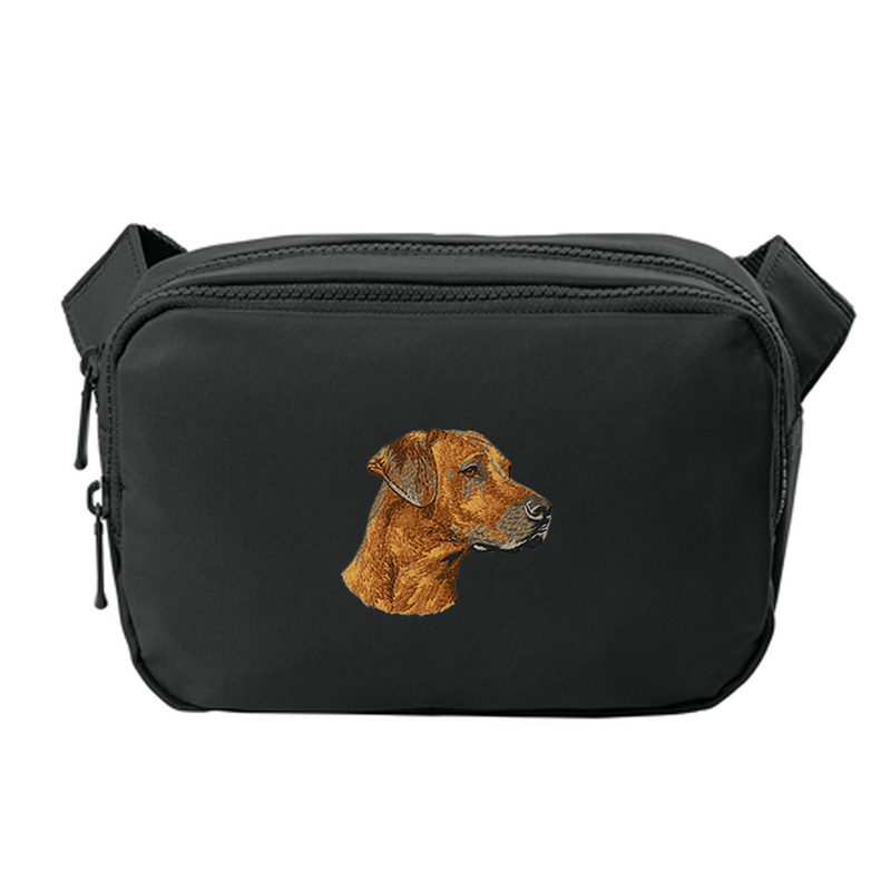 Rhodesian Ridgeback Embroidered Crossbody Bag