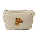 Rhodesian Ridgeback Embroidered Crossbody Bag