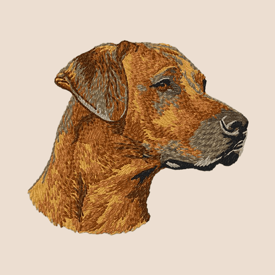 Rhodesian Ridgeback Embroidered Tote
