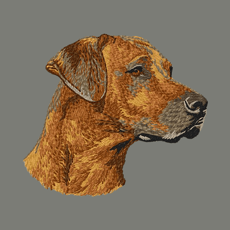 Rhodesian Ridgeback Embroidered Wearable Blanket