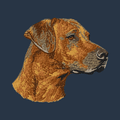 Rhodesian Ridgeback Embroidered Wearable Blanket