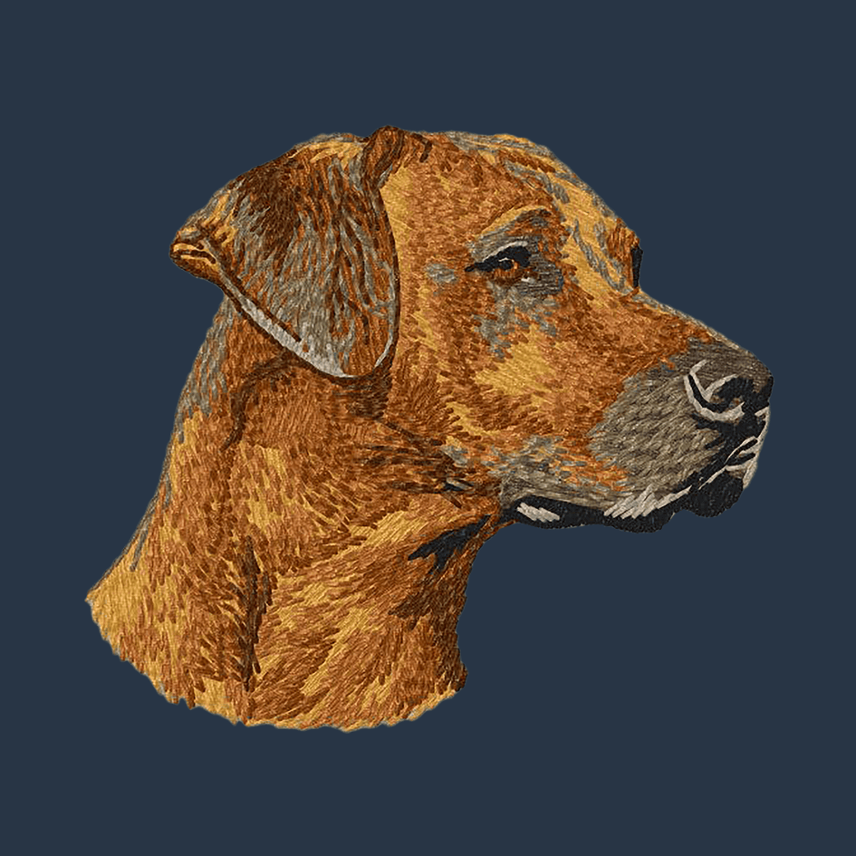 Rhodesian Ridgeback Embroidered Wearable Blanket