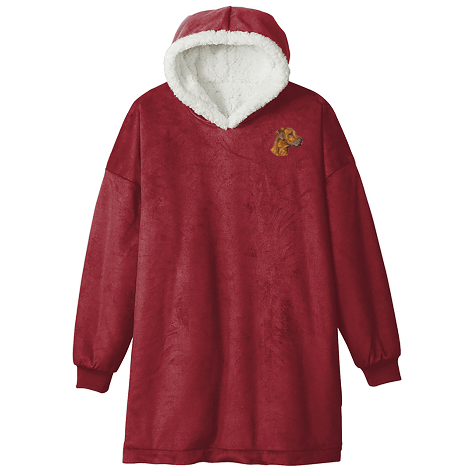Rhodesian Ridgeback Embroidered Wearable Blanket