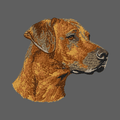 Rhodesian Ridgeback Embroidered Women's Fleece Jacket