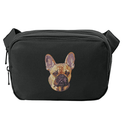 French Bulldog Embroidered Crossbody Bag