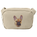 French Bulldog Embroidered Crossbody Bag