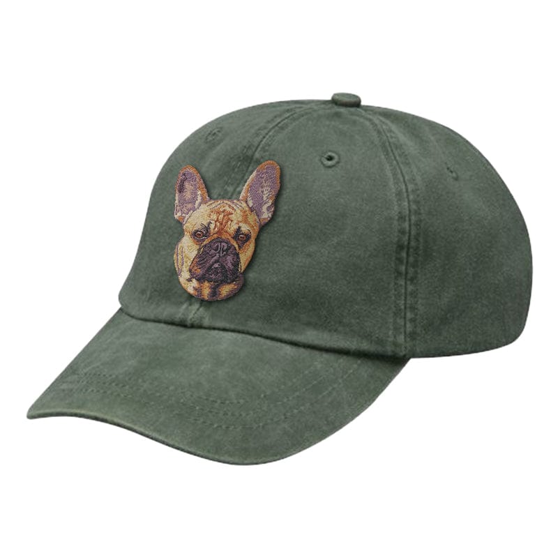 French Bulldog Embroidered Baseball Cap