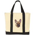 French Bulldog Embroidered Tote