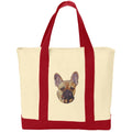 French Bulldog Embroidered Tote