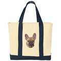 French Bulldog Embroidered Tote